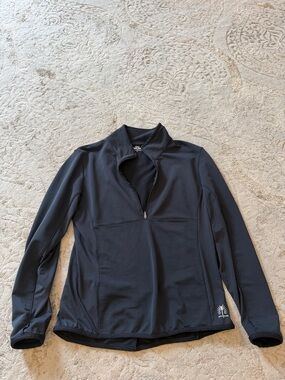 Black Women’s Insulated Quarter-Zip Performance Top